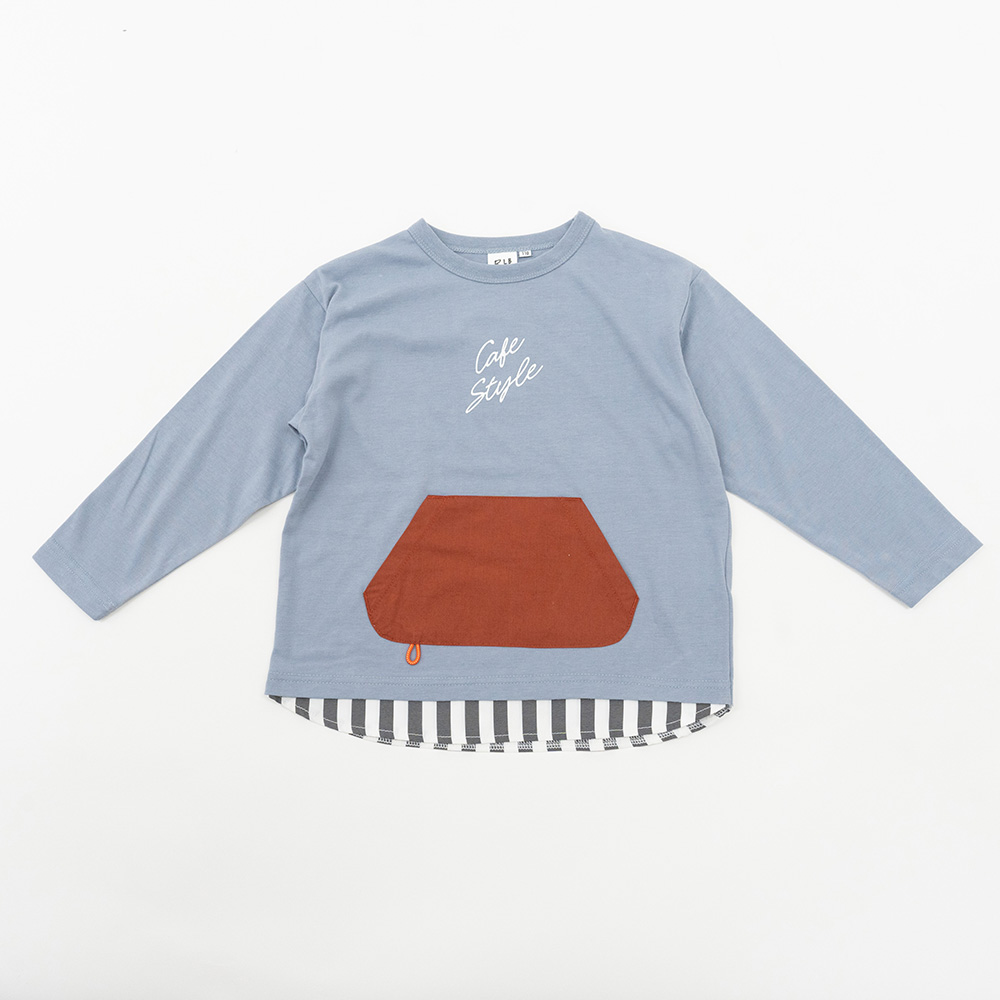 天竺ポケット付きTシャツ