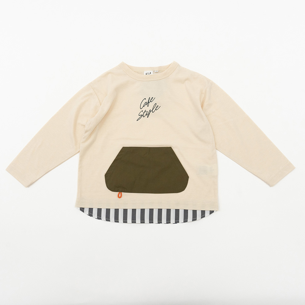 天竺ポケット付きTシャツ