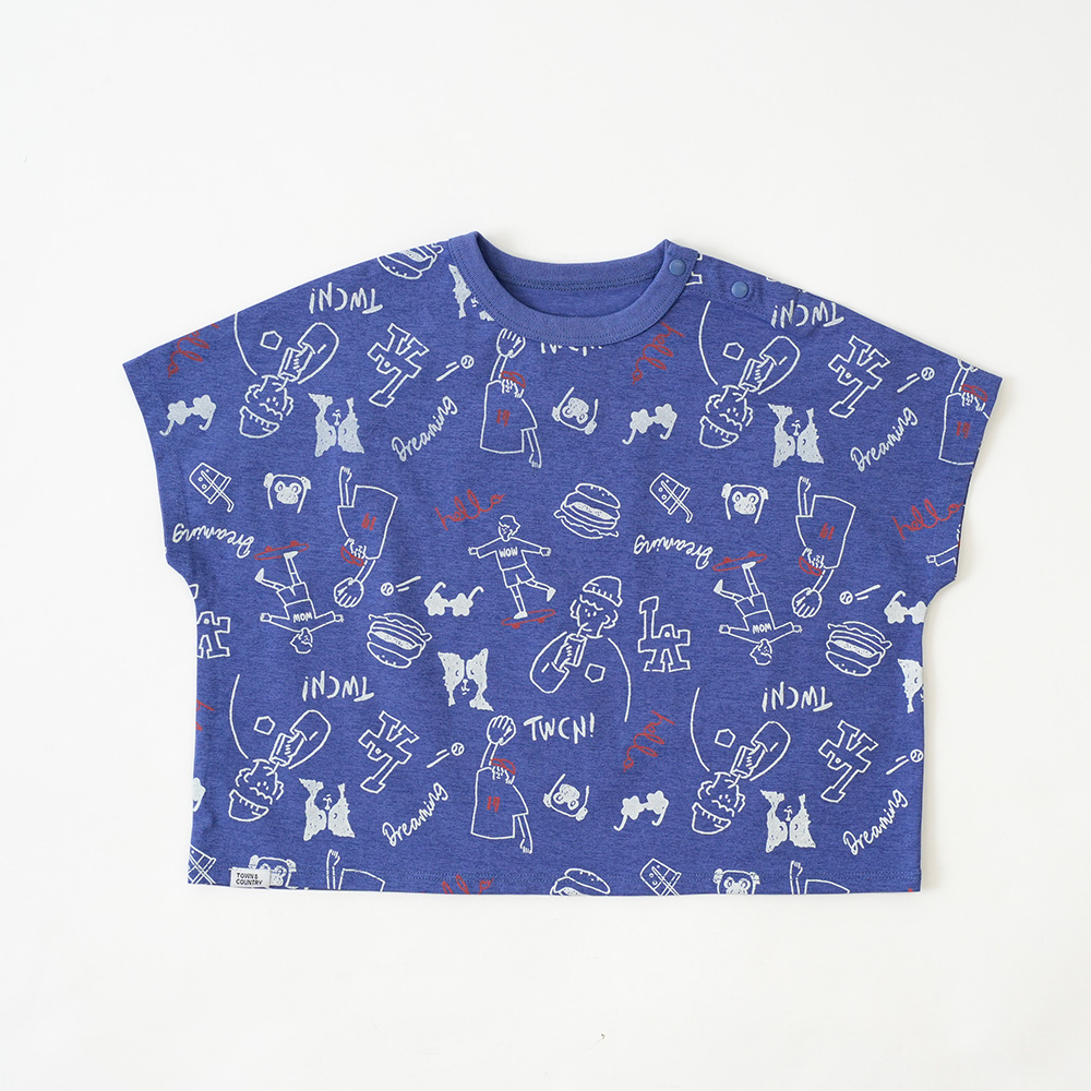 総柄Tシャツ