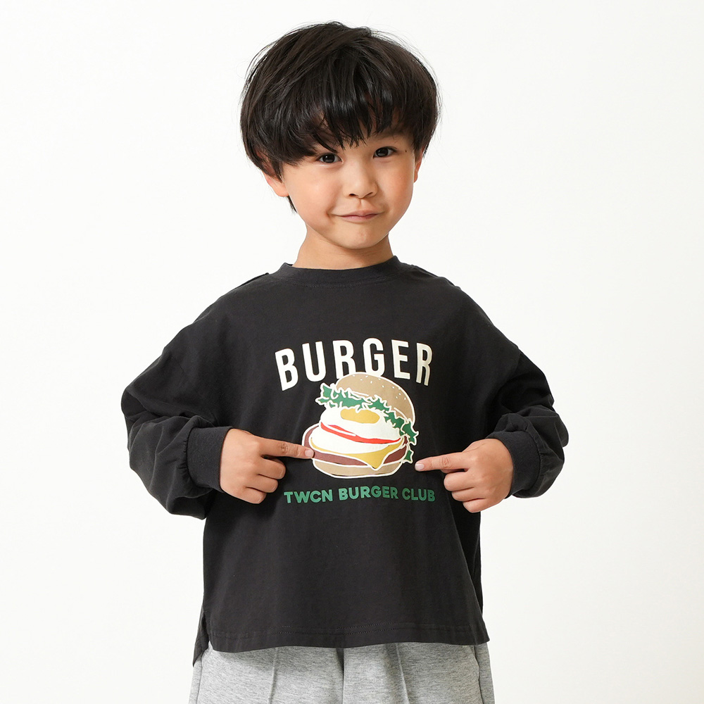 FOODプリントTシャツ